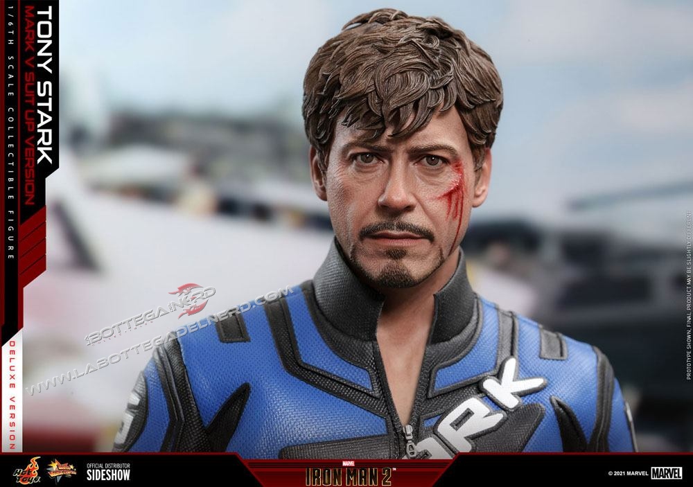 Iron Man 2 - Action Figure 1/6 Tony Stark (Mark V Suit Up) Deluxe 31cm - immagine 9