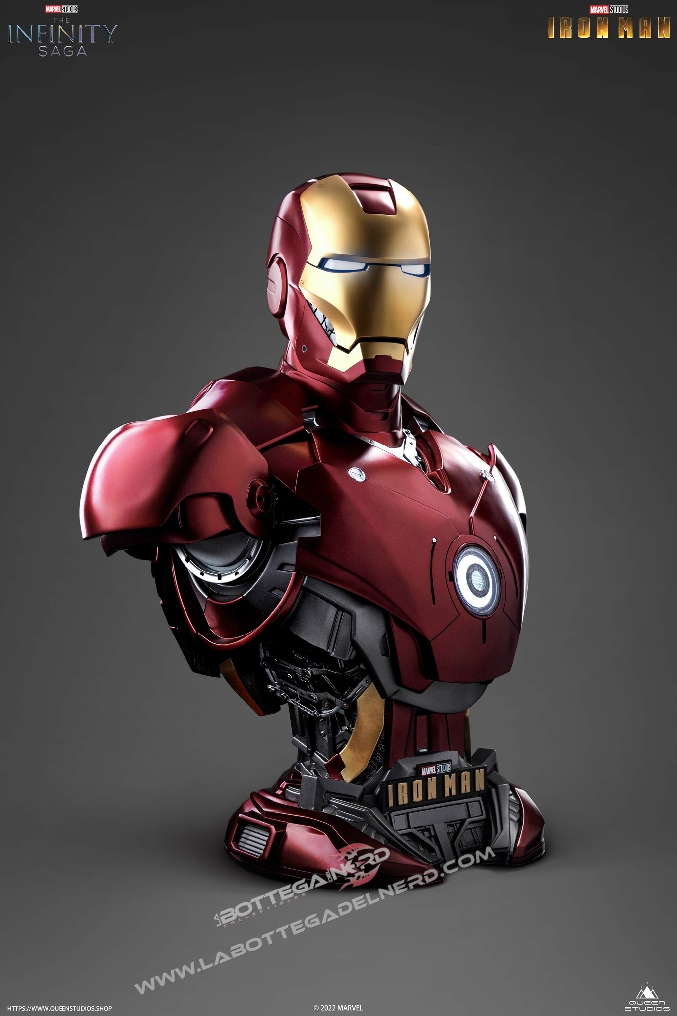 Marvel - Iron Man Mark 3 Bust 1/1 Queen Studios 79cm - immagine 9
