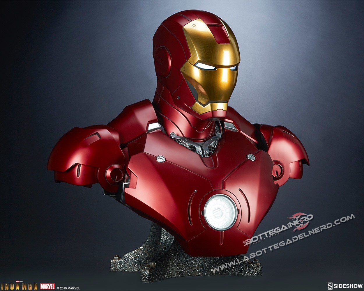 Marvel - Iron Man Mark 3 Busto 1/1 Sideshow 67cm - immagine 2