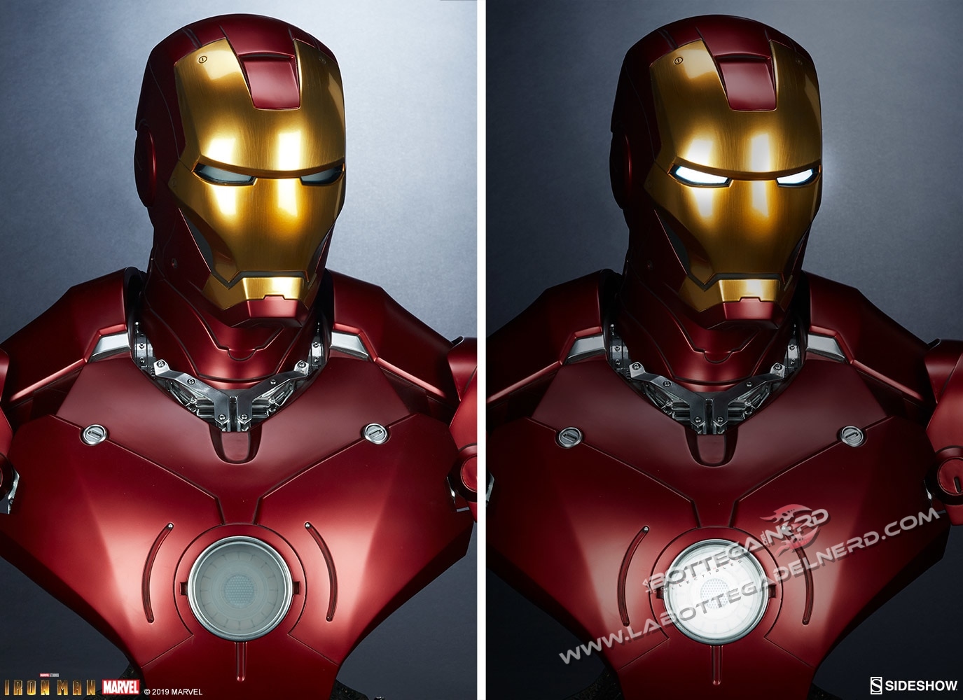 Marvel - Iron Man Mark 3 Busto 1/1 Sideshow 67cm - immagine 3