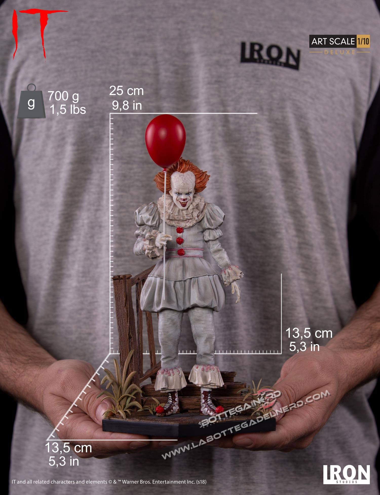 IT - Deluxe Statua Pennywise 26cm - immagine 6