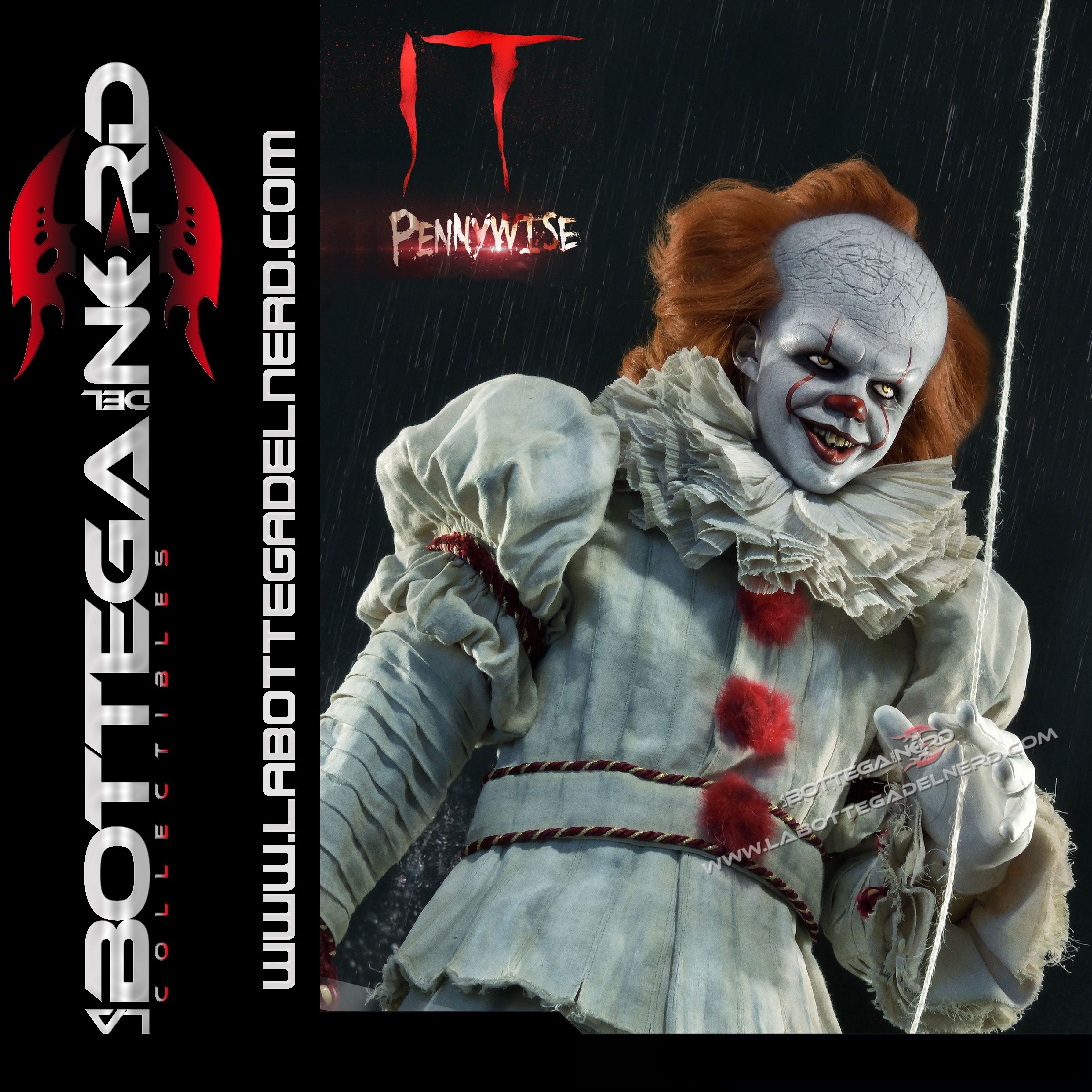 IT - Statua 1/2 Pennywise 111cm