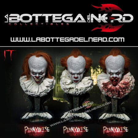 IT - Busto 1/2 Pennywise COMPLETE KIT 42cm