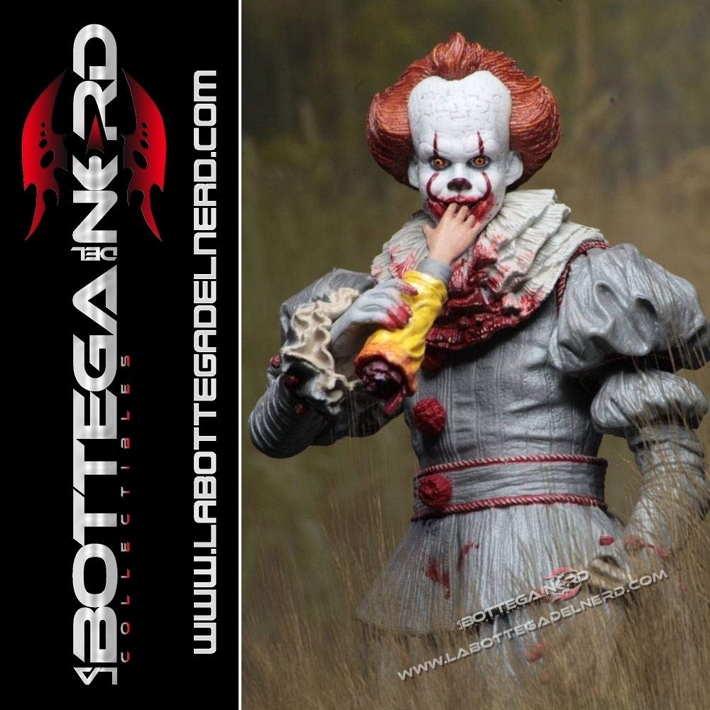 IT 2017 - Action Figure Pennywise (I Heart Derry) 18cm