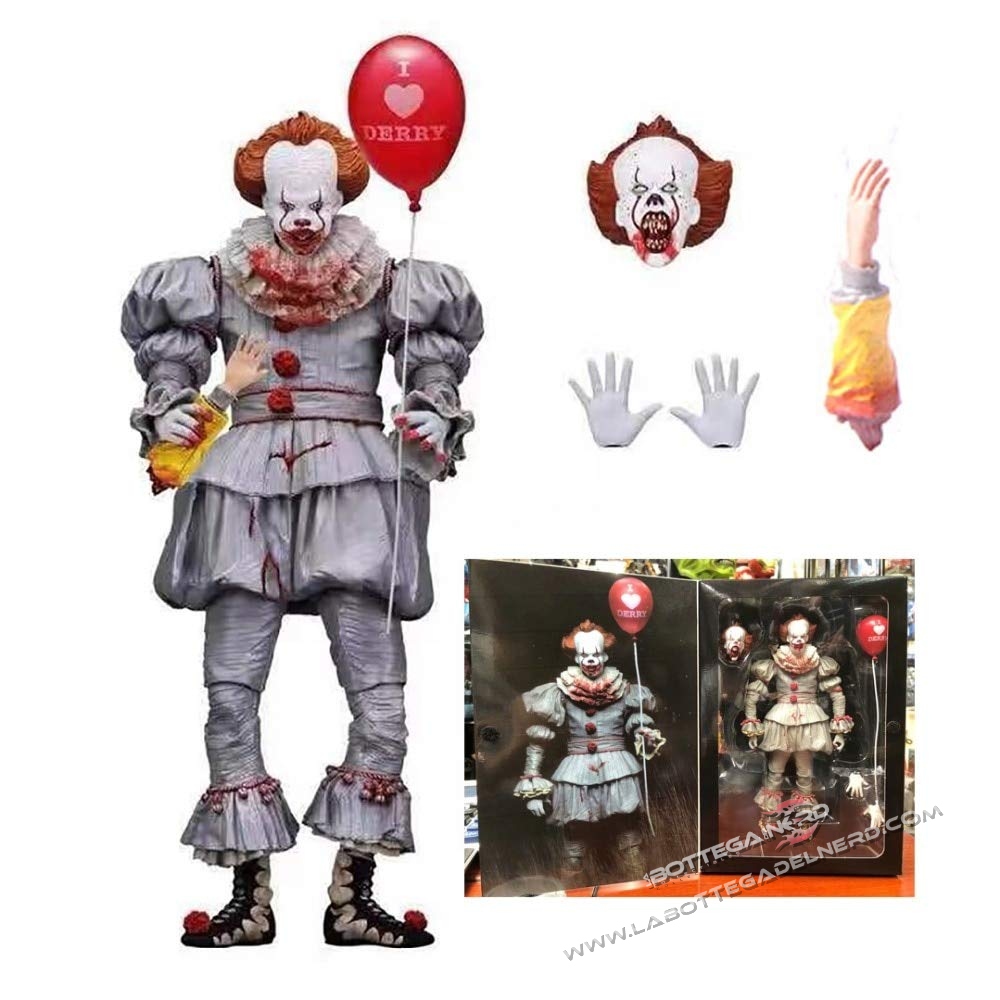 IT 2017 - Action Figure Pennywise (I Heart Derry) 18cm - immagine 2