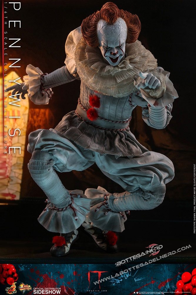 IT Chapter Two - Action Figure 1/6 Pennywise 32cm - immagine 2