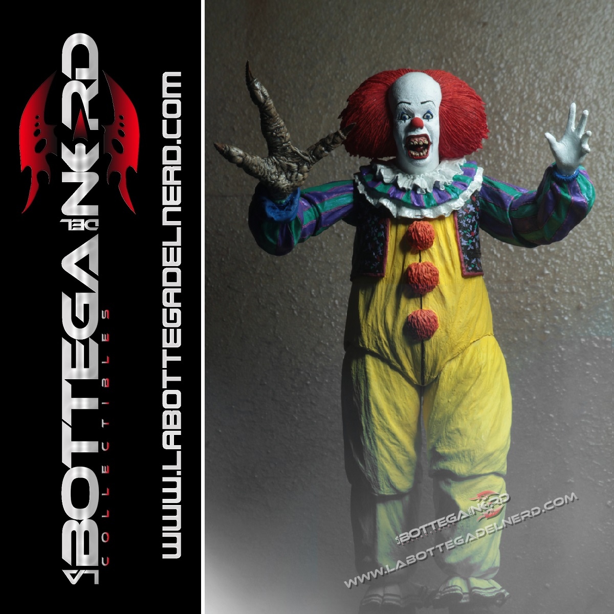 IT 1990 - Action Figure Pennywise Version 2 18cm