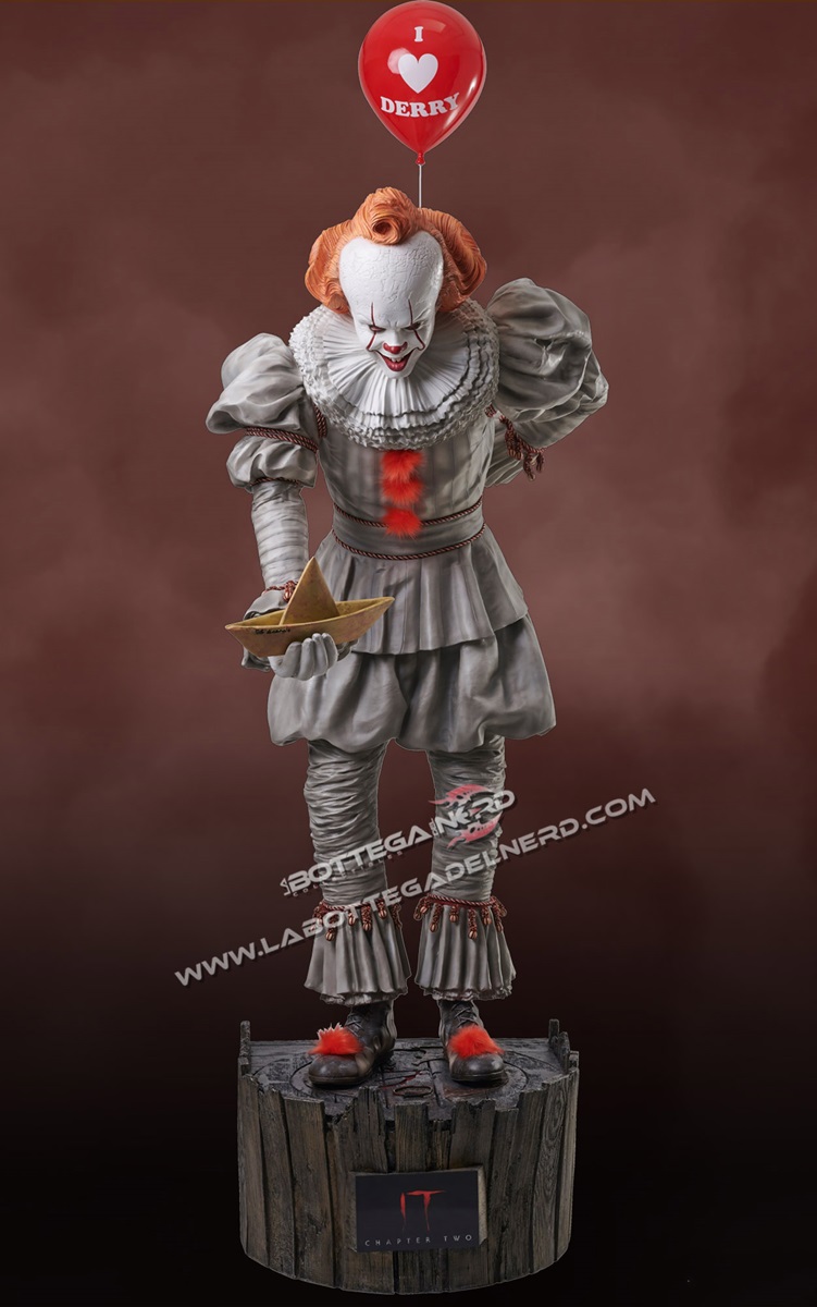 IT - Pennywise Life Size Statue (Dimensioni reali) 189cm - immagine 2