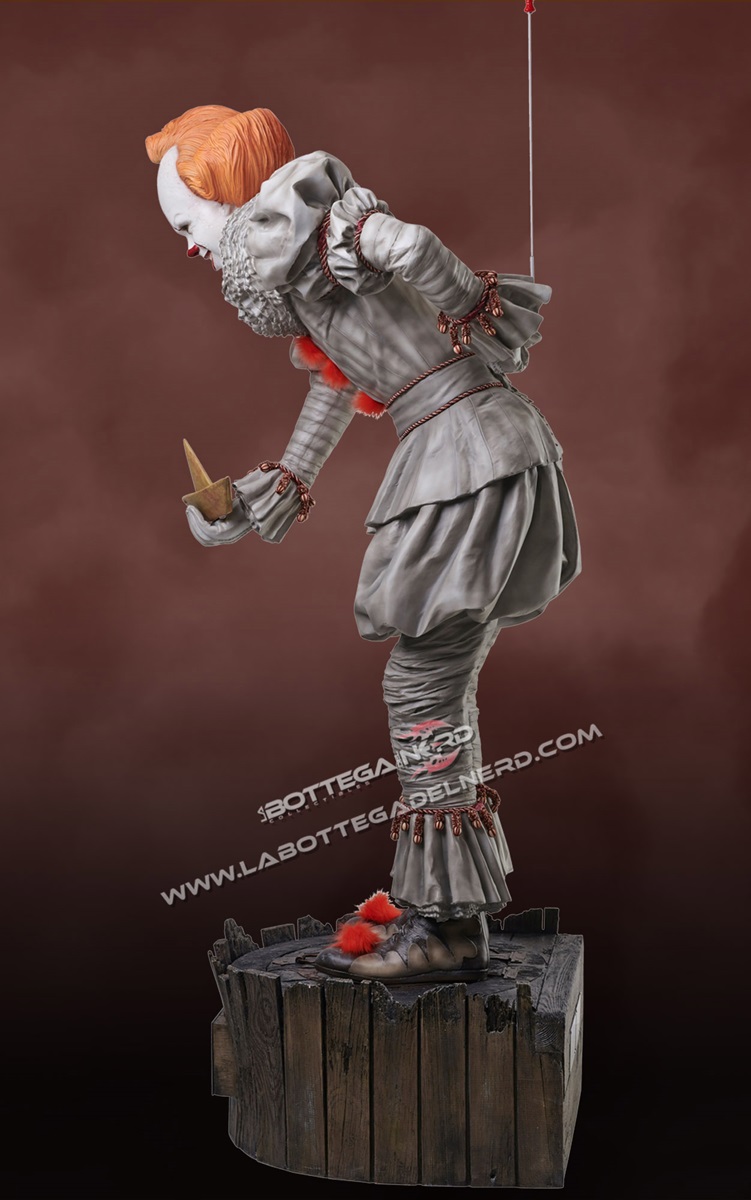 IT - Pennywise Life Size Statue (Dimensioni reali) 189cm - immagine 5