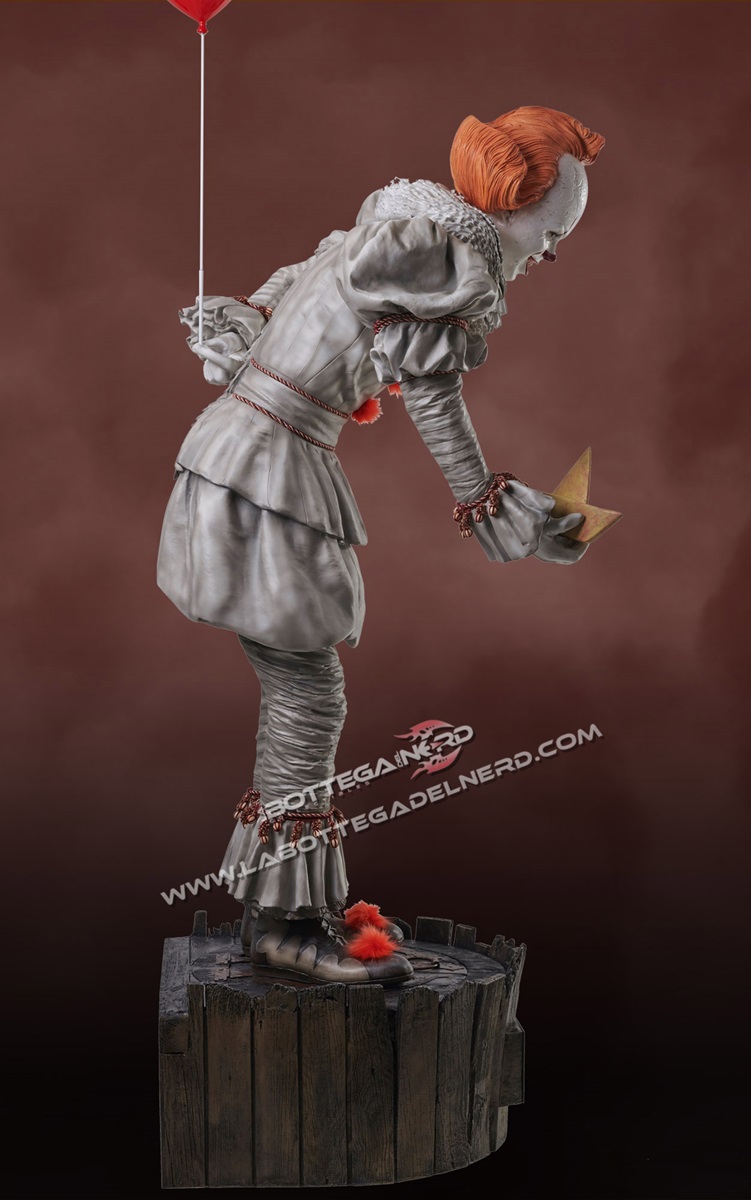 IT - Pennywise Life Size Statue (Dimensioni reali) 189cm - immagine 3