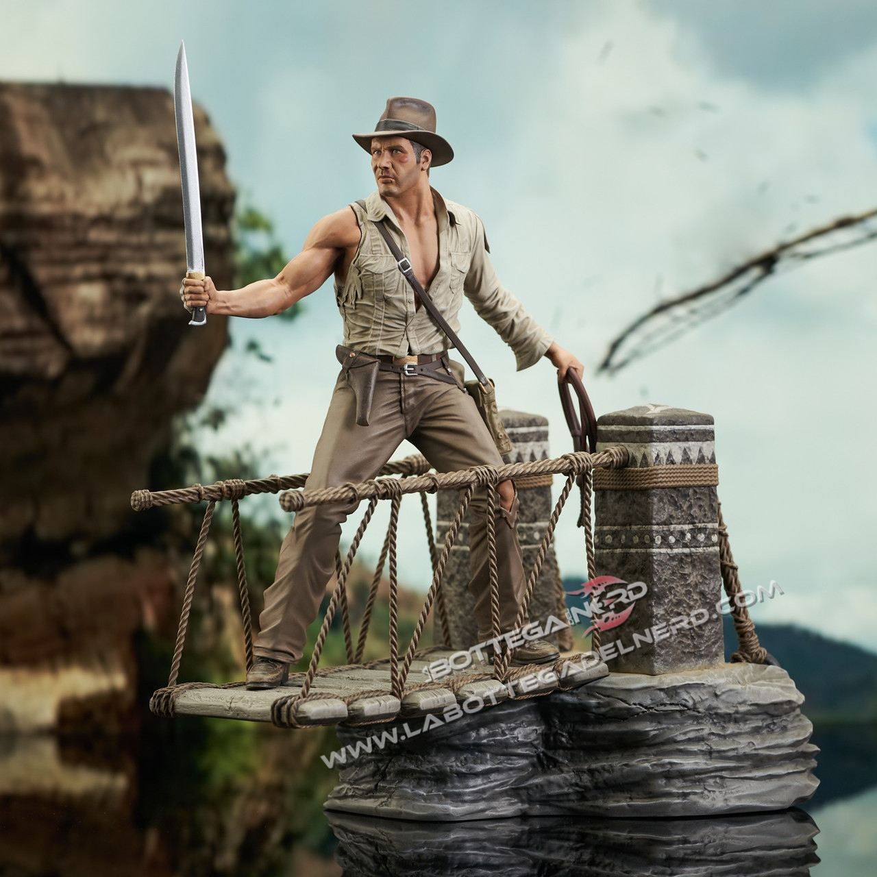 Indiana Jones: and the Temple of Doom - Deluxe Statue 28cm - immagine 2