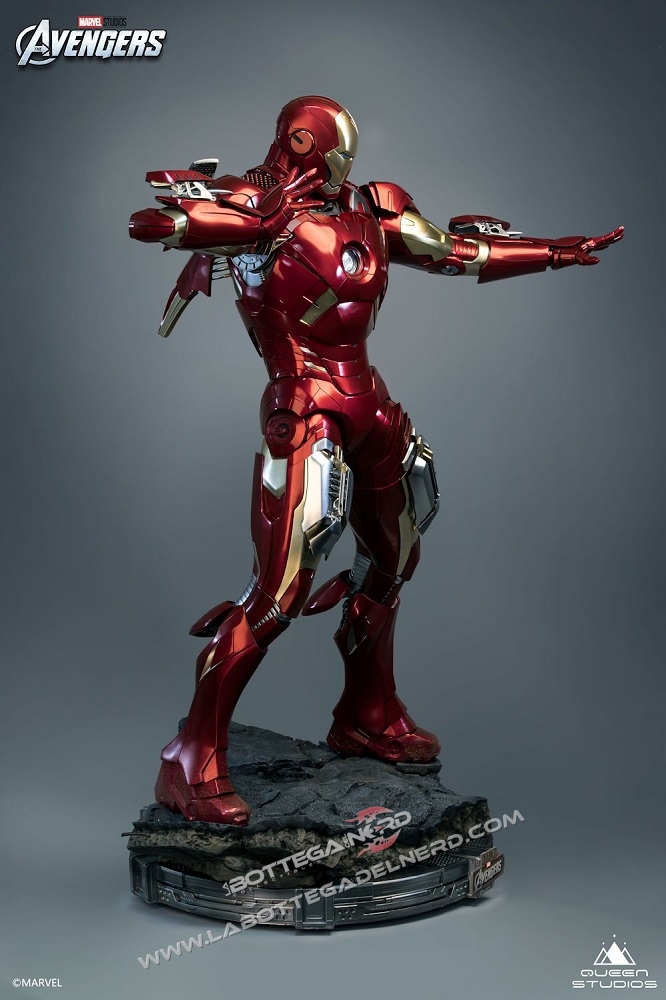 Marvel - Statua Queen Studios 1:2 Iron Man Mark 7 116cm - immagine 3