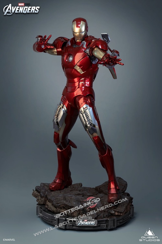 Marvel - Statua Queen Studios 1:2 Iron Man Mark 7 116cm - immagine 2