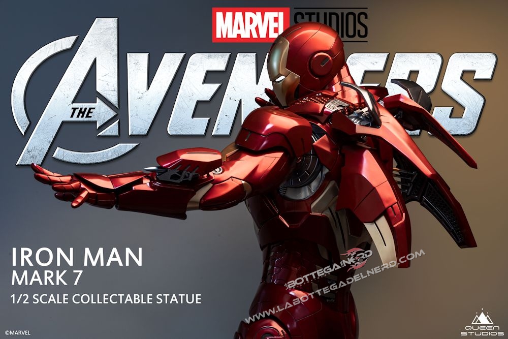 Marvel - Statua Queen Studios 1:2 Iron Man Mark 7 116cm - immagine 6