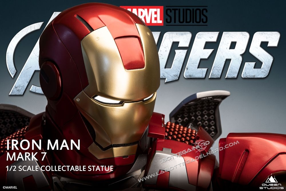 Marvel - Statua Queen Studios 1:2 Iron Man Mark 7 116cm - immagine 8