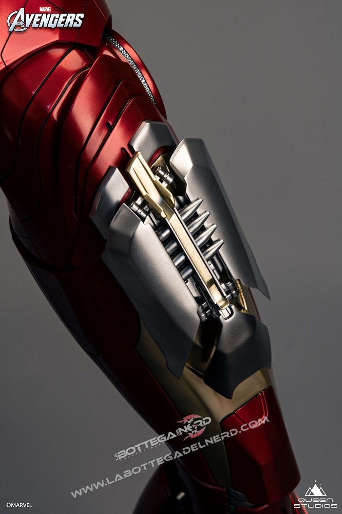 Marvel - Statua Queen Studios 1:2 Iron Man Mark 7 116cm - immagine 5