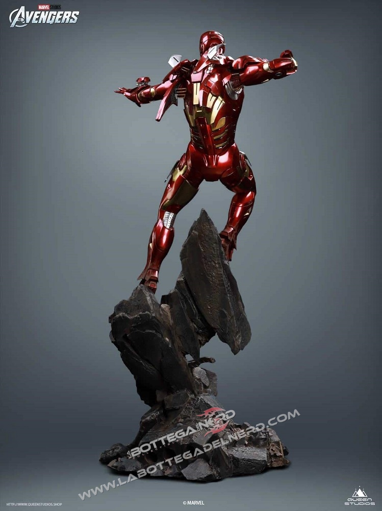 Marvel - Statua Queen Studios 1:4 Iron Man Mark 7 75cm - immagine 6