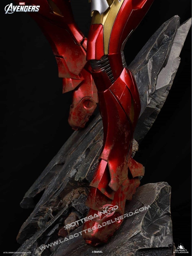 Marvel - Statua Queen Studios 1:4 Iron Man Mark 7 75cm - immagine 8