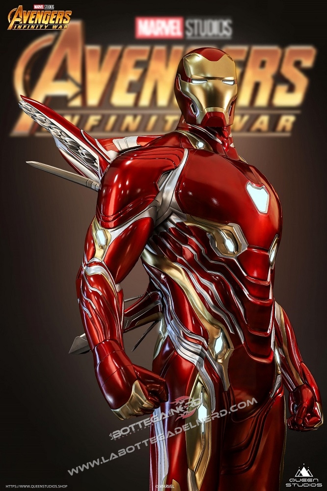 Marvel - Statua Queen Studios 1:2 Iron Man Mark 50 116cm - immagine 2
