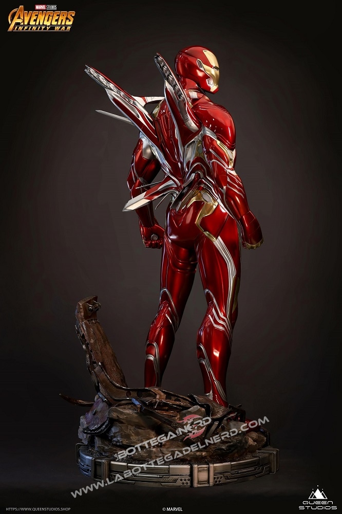 Marvel - Statua Queen Studios 1:2 Iron Man Mark 50 116cm - immagine 5