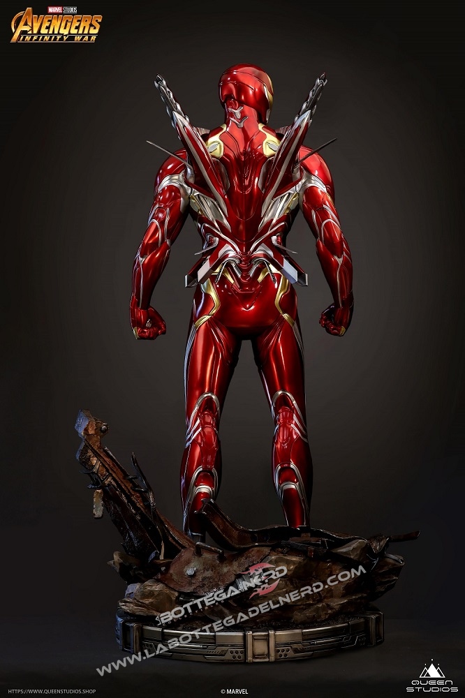 Marvel - Statua Queen Studios 1:2 Iron Man Mark 50 116cm - immagine 4