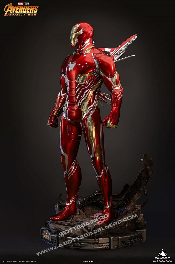 Marvel - Statua Queen Studios 1:2 Iron Man Mark 50 116cm - immagine 3