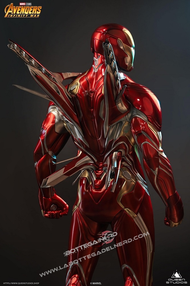 Marvel - Statua Queen Studios 1:2 Iron Man Mark 50 116cm - immagine 6