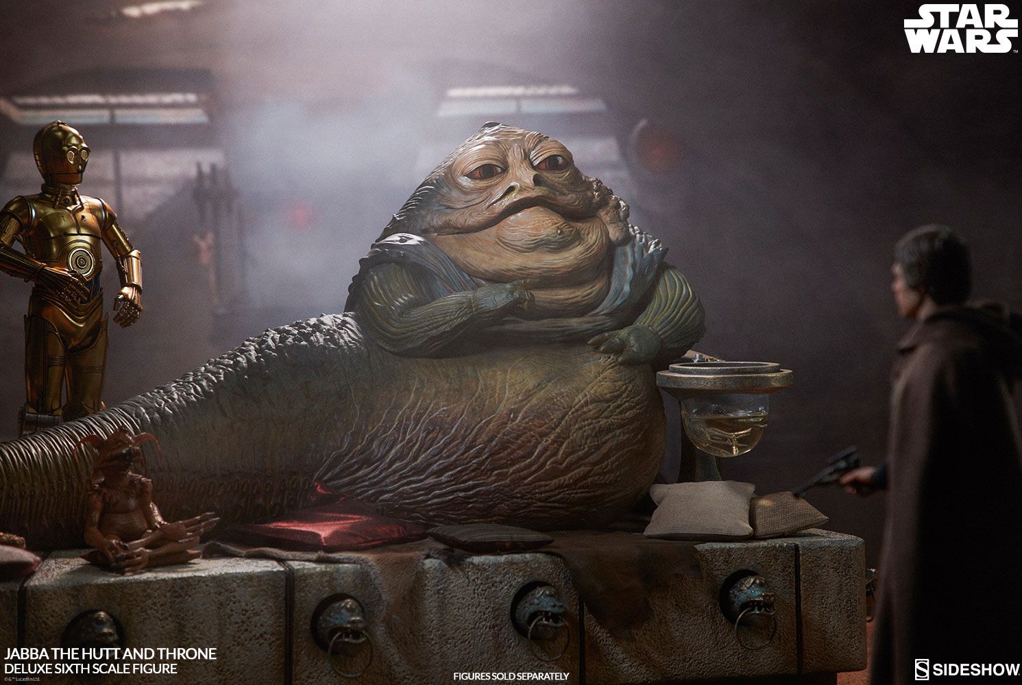 Star Wars Episode VI - Jabba the Hutt & Throne Deluxe 1/6 - immagine 2