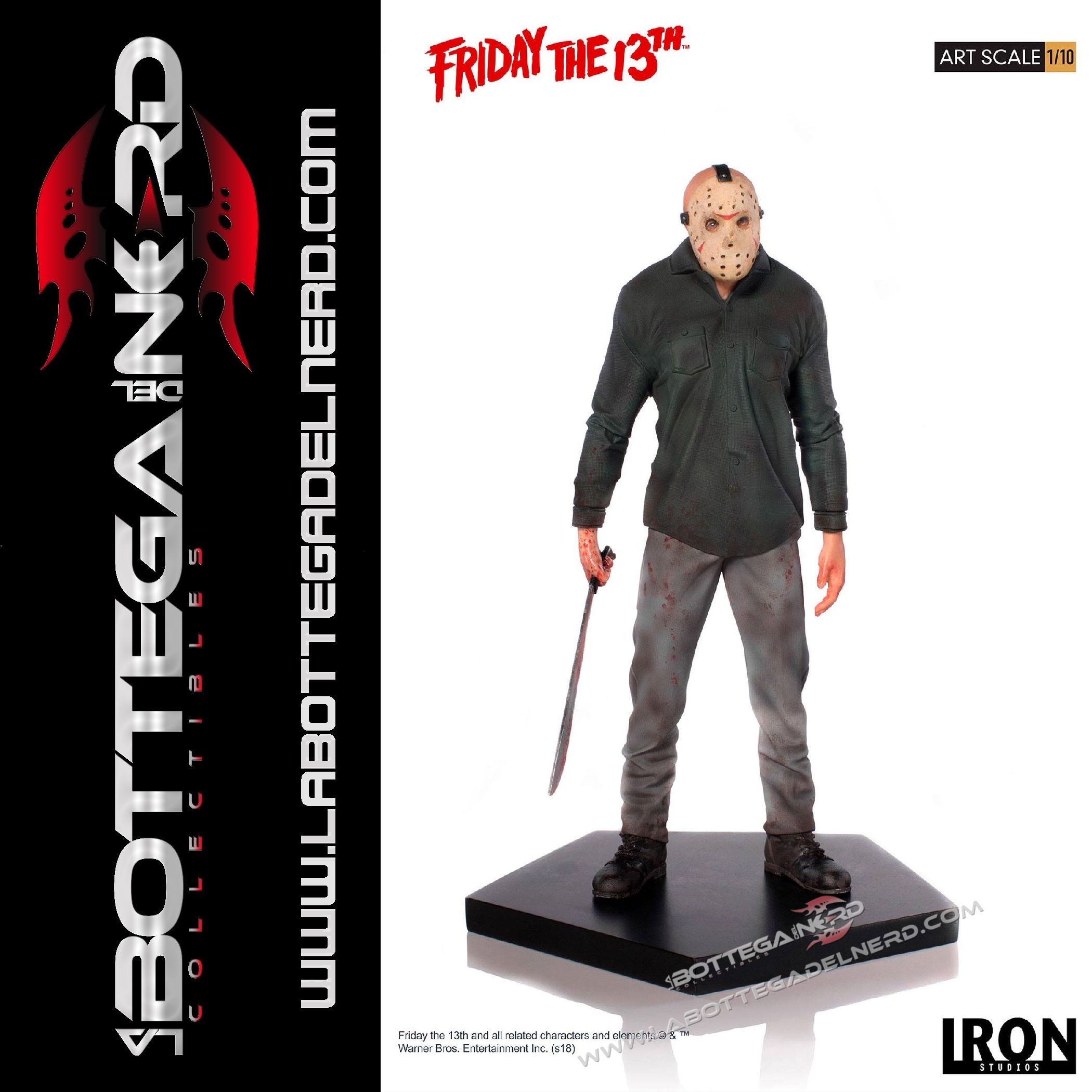 Friday the 13th - Statua 1/10 Jason 25cm