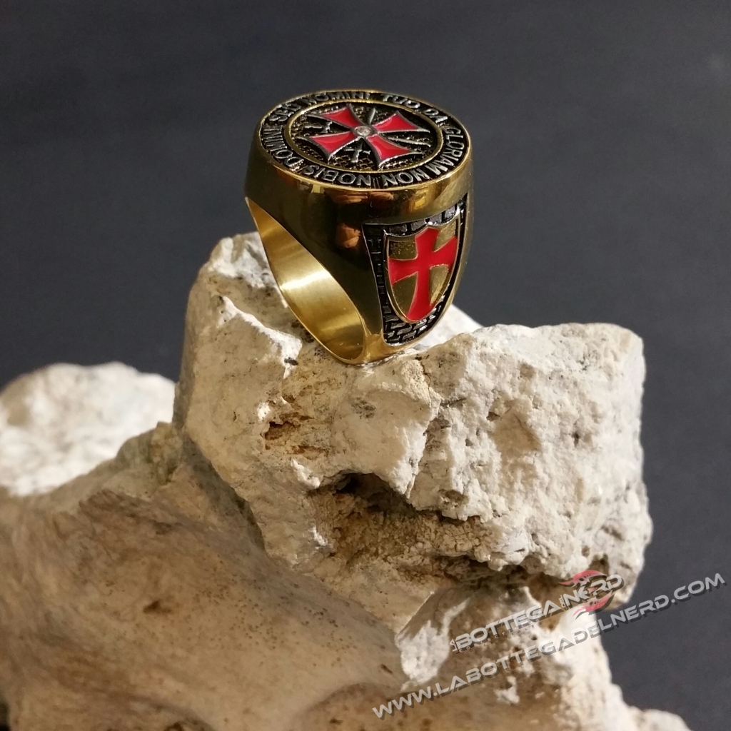 Anello gold Knights Templar - immagine 3