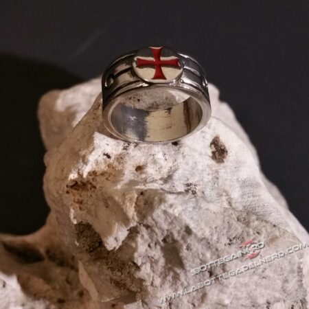 Anello Templare in acciaio