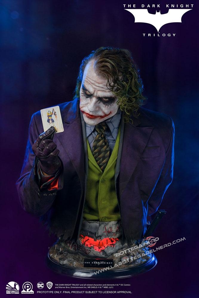 The Dark Knight - Infinity Studio Life-Size Bust Joker 82cm - immagine 9