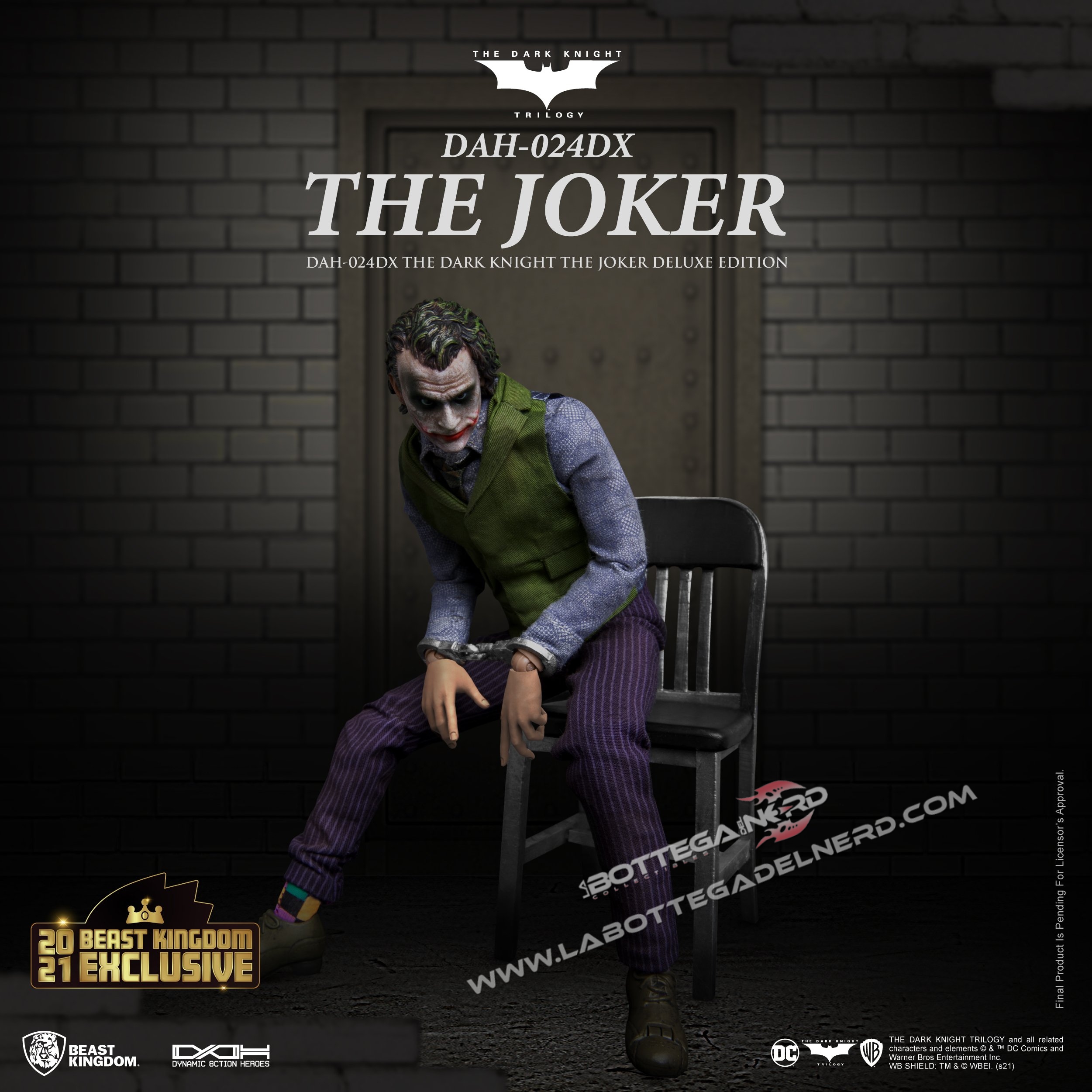DC COMICS - Dark Knight Joker DLX Action Figure DynamicActionHero 21cm - immagine 4