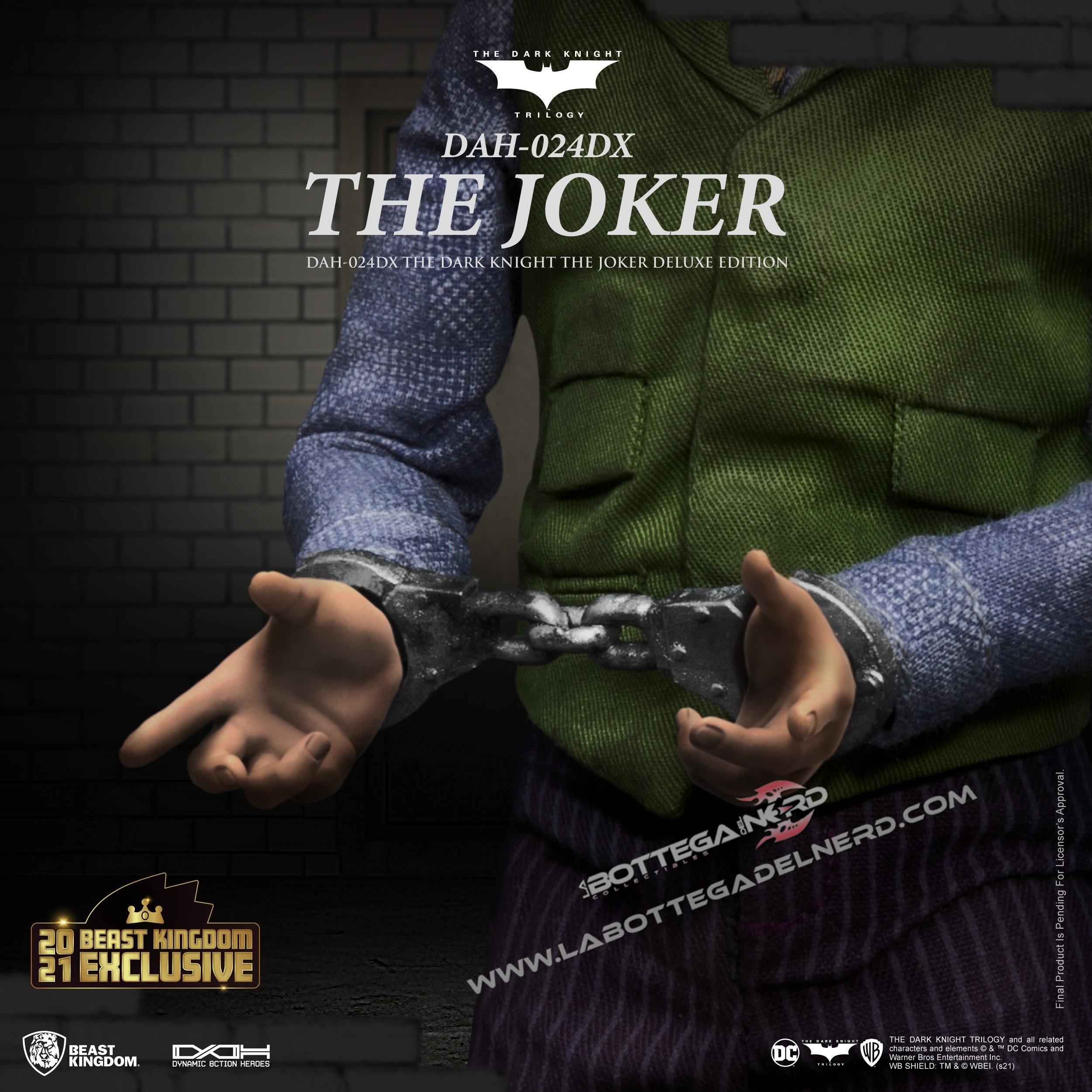 DC COMICS - Dark Knight Joker DLX Action Figure DynamicActionHero 21cm - immagine 3