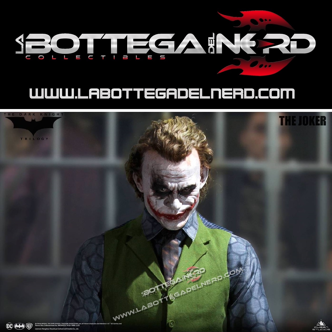 The Dark Knight - Statua Joker 1/3 Heath Ledger Special Edition 52cm