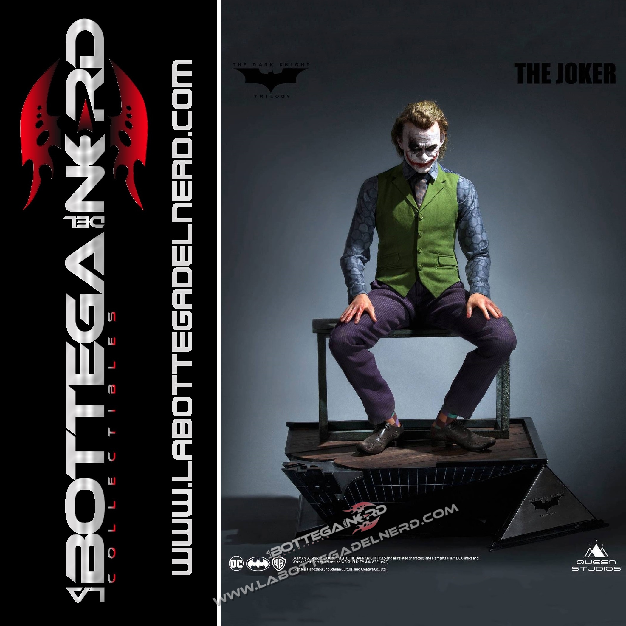 The Dark Knight - Statua Joker 1/3 Heath Ledger Special Edition 52cm - immagine 2