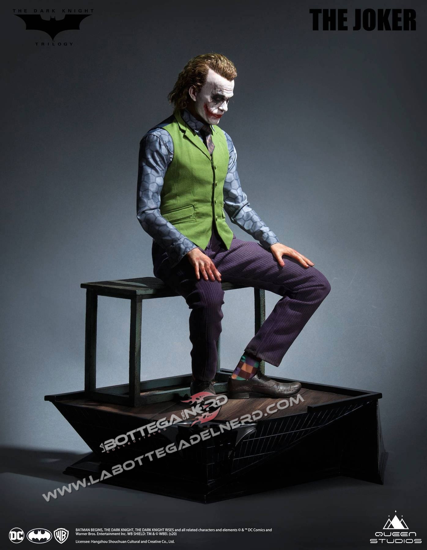 The Dark Knight - Statua Joker 1/3 Heath Ledger Special Edition 52cm - immagine 3