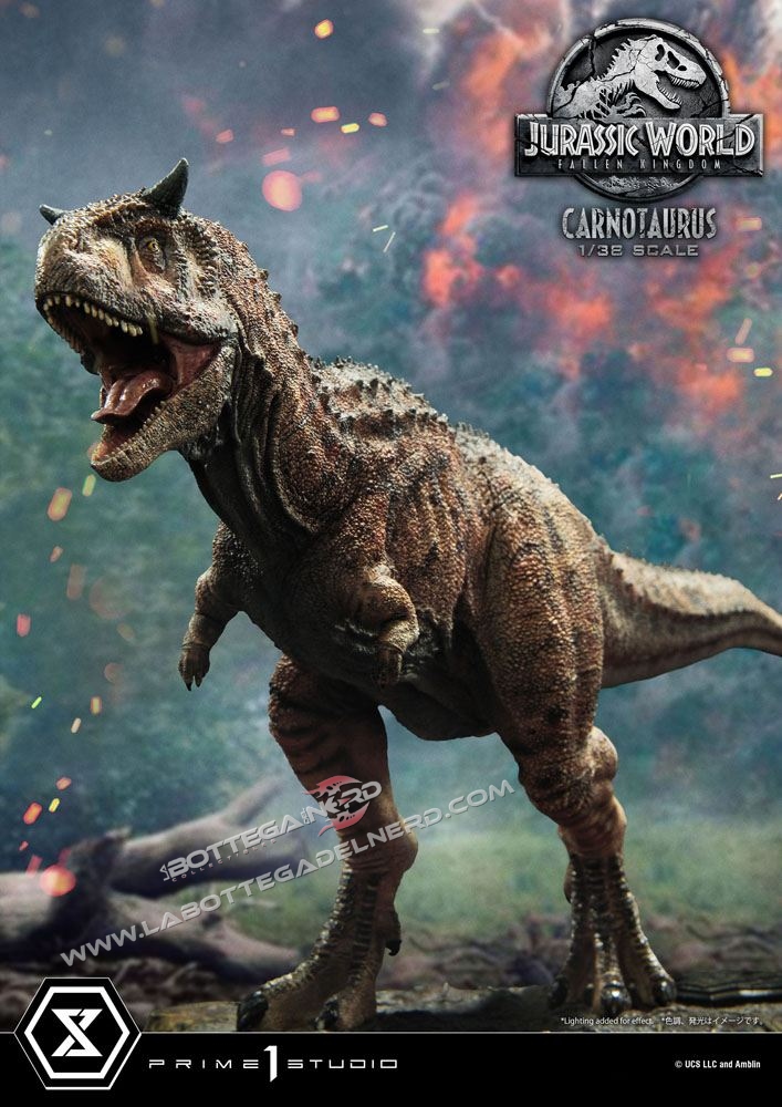 Jurassic World: Fallen Kingdom - PVC Statue 1/38 Carnotaurus 16cm - immagine 9