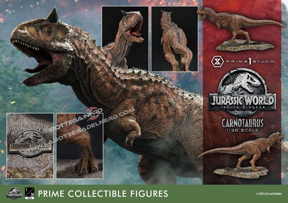 Jurassic World: Fallen Kingdom - PVC Statue 1/38 Carnotaurus 16cm - immagine 10