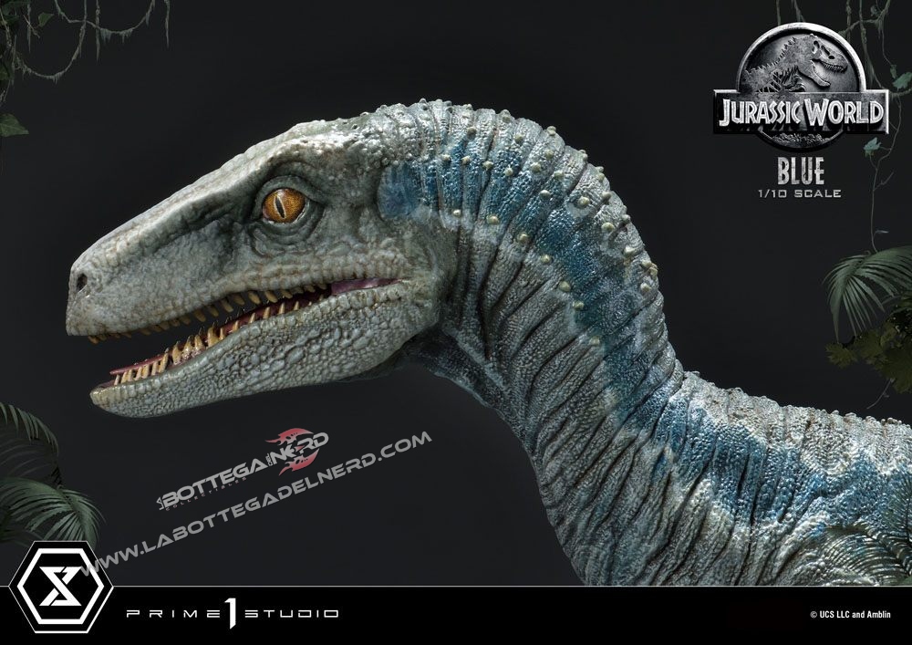 Jurassic World: Fallen Kingdom - Statue 1/10 Blue (Open Mouth) 36cm - immagine 4