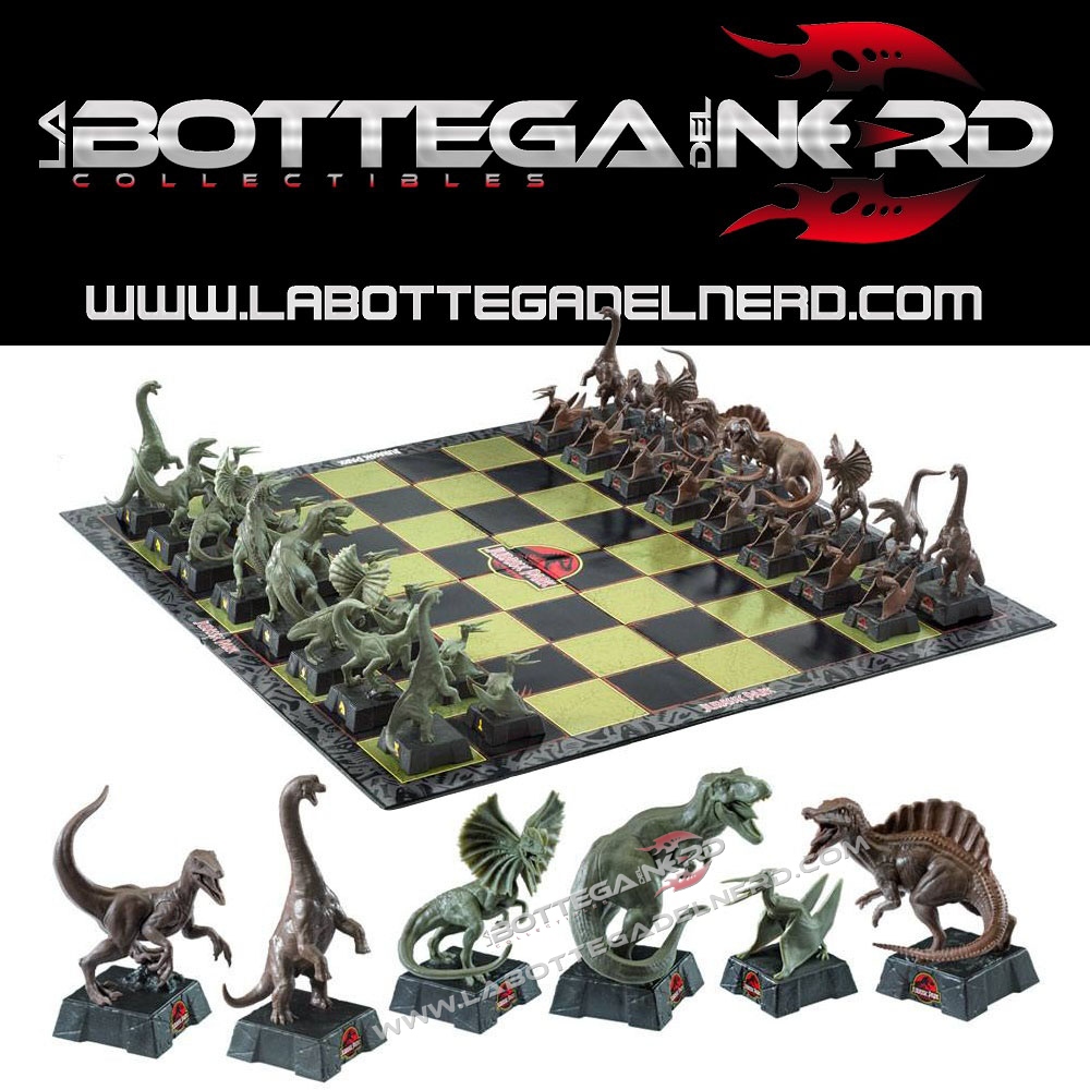 Jurassic Park - Chess Set Dinosaurs (Scacchiera)
