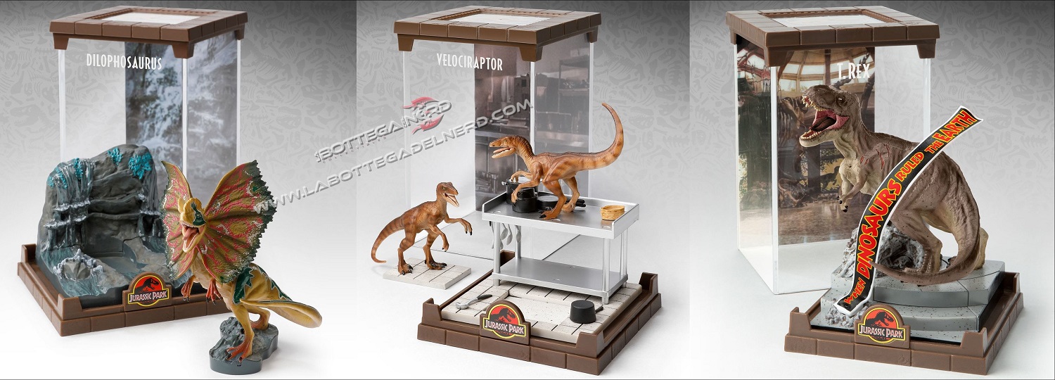 Jurassic Park - Creature PVC Diorama Velociraptors 18cm - immagine 2