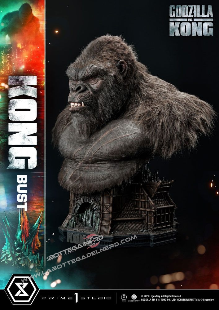 Godzilla vs Kong - Prime 1 Studio Limited Bust Kong 67cm - immagine 4