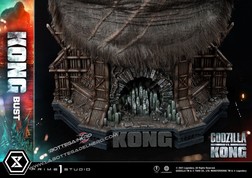 Godzilla vs Kong - Prime 1 Studio Limited Bust Kong 67cm - immagine 5