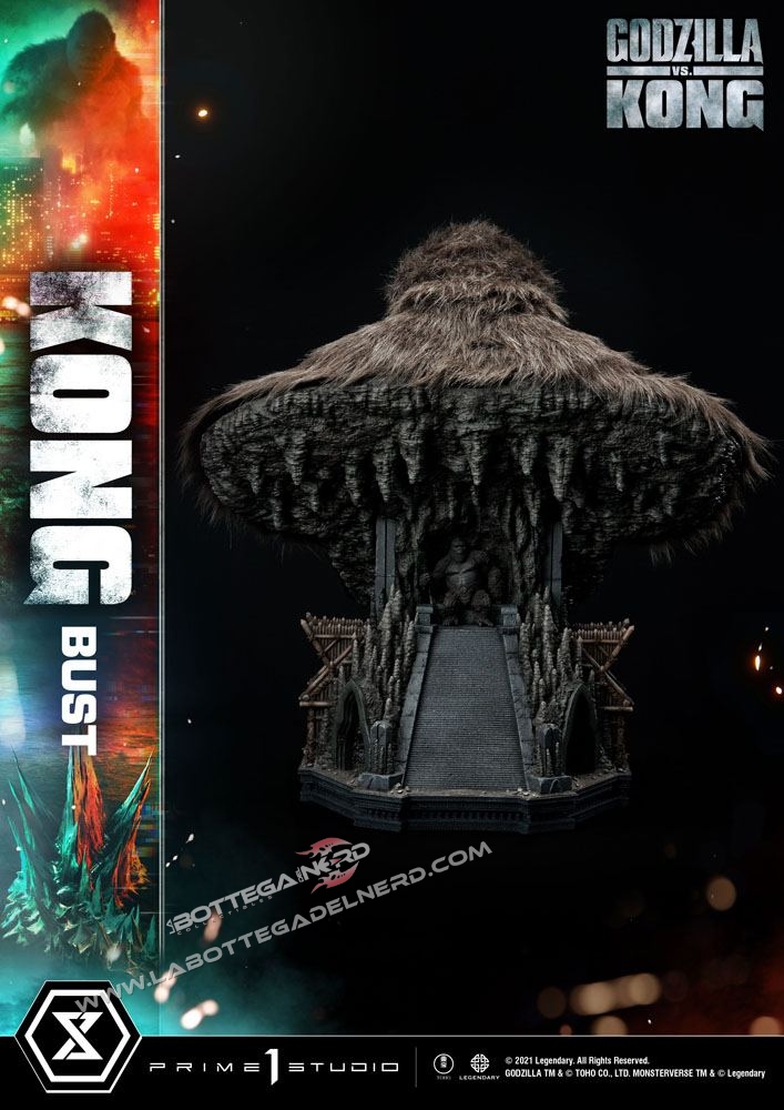 Godzilla vs Kong - Prime 1 Studio Limited Bust Kong 67cm - immagine 7