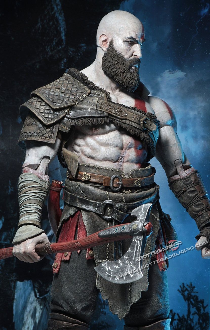 God of War 4 - Action Figure 1/4 Kratos 45cm - immagine 2