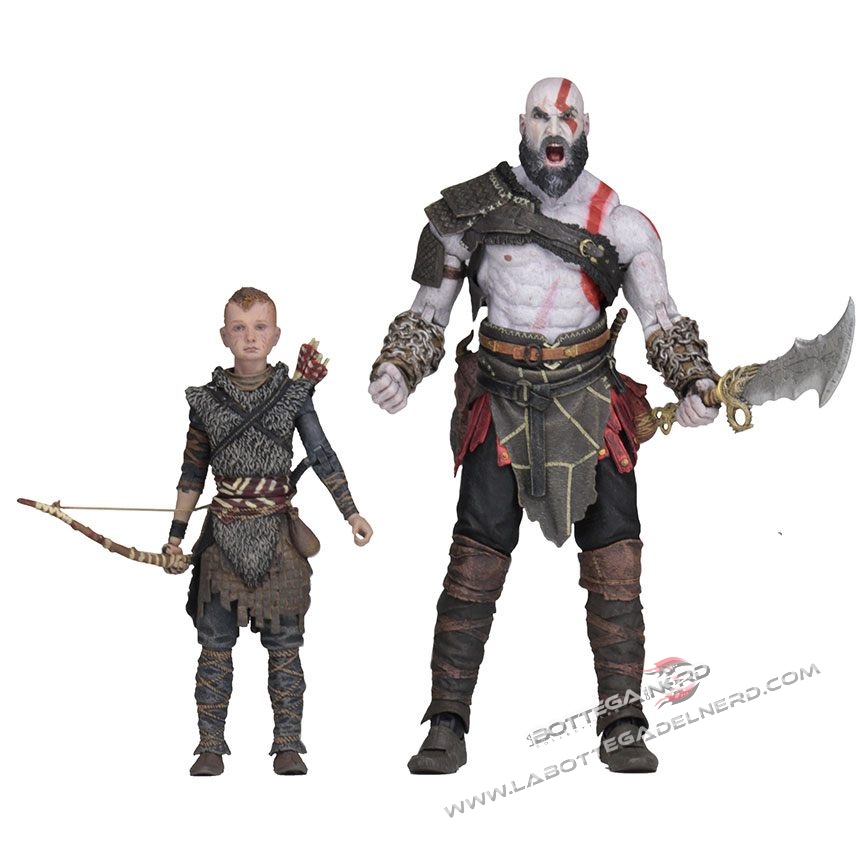 God of War 4 - Ultimate Action Figure 2-Pack Kratos & Atreus - immagine 2