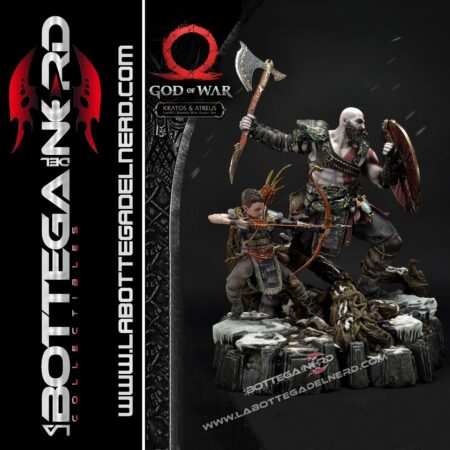 God of War (2018) - Statua Kratos & Atreus 72cm