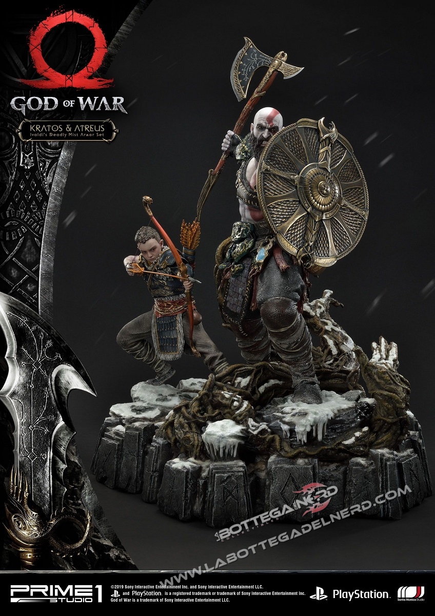 God of War (2018) - Statua Kratos & Atreus 72cm - immagine 3