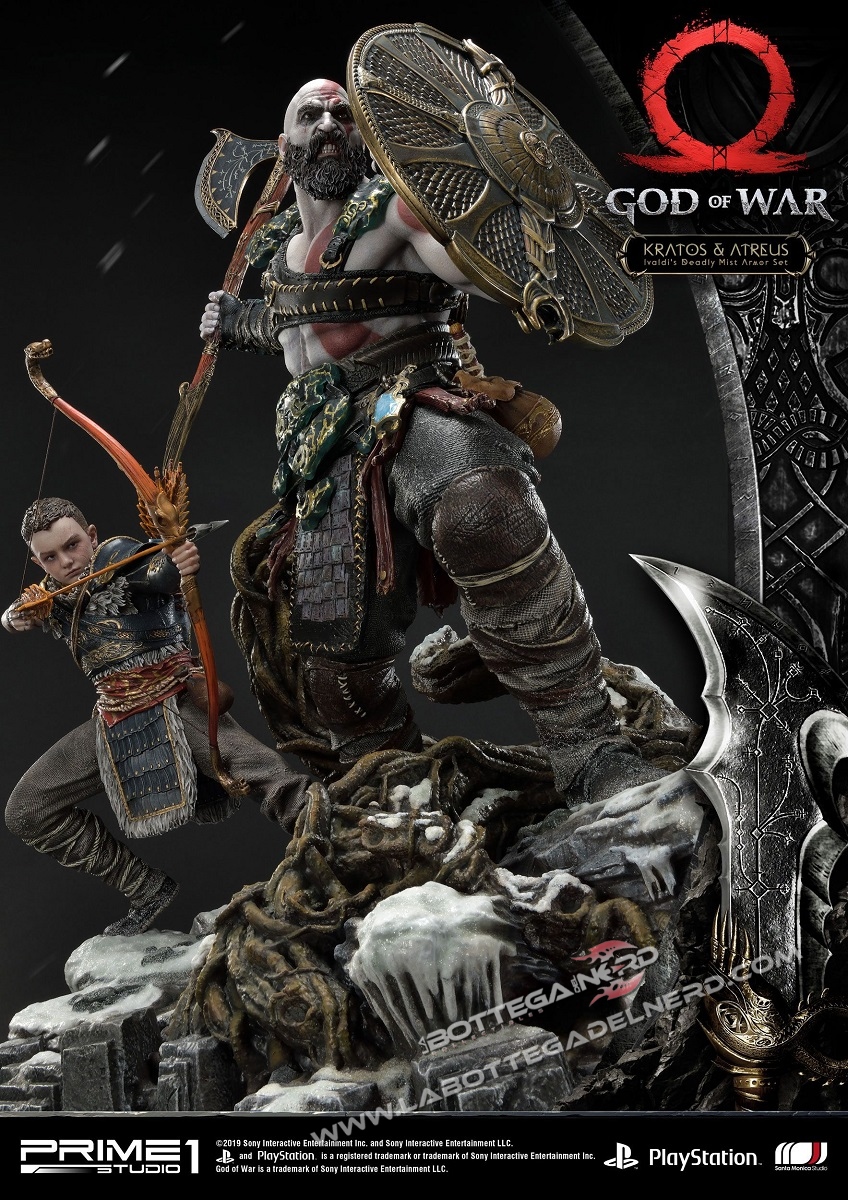 God of War (2018) - Statua Kratos & Atreus 72cm - immagine 6